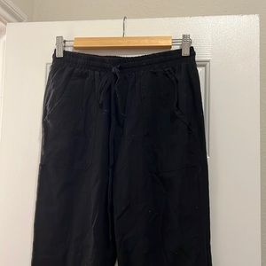 SHEin size S black linen pants